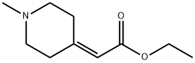 2-(1-Methyl-4-piperidinylidene)acetic Acid Ethyl Ester 化学構造式