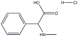2-(MethylaMino)-2-phenylacetic acid hydrochloride Struktur