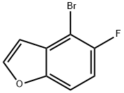 4-溴-5-氟-苯并呋喃 结构式