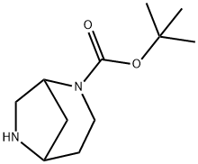 2,6-Diazabicyclo[3.2.1]octane-2-carboxylic acid 1,1-dimethylethyl ester Structure