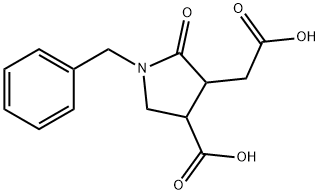 2-(1-Benzyl-3-pyrrolidinyl)acetic acid Struktur
