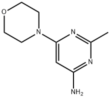 2-Methyl-6-MorpholinopyriMidin-4-aMine Structure