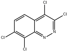 3,4,7,8-Tetrachlorocinnoline 化学構造式