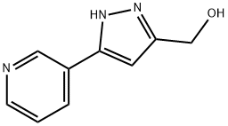 (5-(吡啶-3-基)-1H-吡唑-3-基)甲醇,287494-03-5,结构式