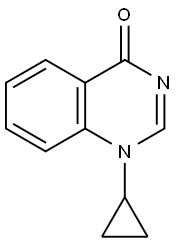 1-环丙基喹唑啉-4(1H)-酮,28751-22-6,结构式