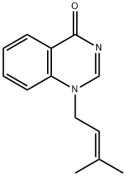 1-(3-Methylbut-2-en-1-yl)quinazolin-4(1H)-one Structure