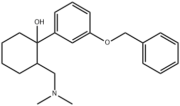 1-(3-(Benzyloxy)phenyl)-2-((diMethylaMino)Methyl)cyclohexanol Struktur