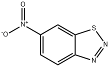6-ニトロ-1,2,3-ベンゾチアジアゾール 化学構造式