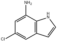 5-氯-1H-吲哚-7-胺 结构式
