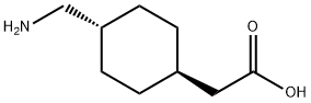 反式-4-氨甲基环已烷乙酸,2951-93-1,结构式