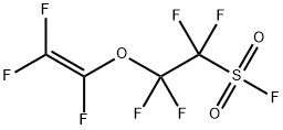 Ethanesulfonyl fluoride, 1,1,2,2-tetrafluoro-2-[(trifluoroethenyl)oxy]- 化学構造式