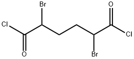 2,5-dibroMohexanedioyl dichloride Struktur