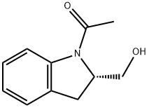 Ethanone, 1-[(2S)-2,3-dihydro-2-(hydroxyMethyl)-1H-indol-1-yl]- Struktur