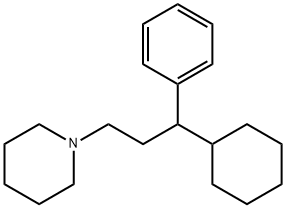 1-(3-Cyclohexyl-3-phenylpropyl)piperidine Structure