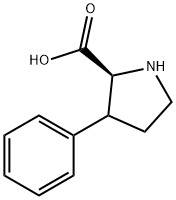 3-苯基吡咯烷-2-羧酸, 3005-68-3, 结构式