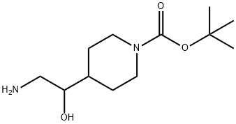4-(2-氨基-1-羟基)哌啶-1-甲酸叔丁酯,301221-57-8,结构式