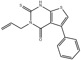 Thieno[2,3-d]pyriMidin-4(1H)-one, 2,3-dihydro-5-phenyl-3-(2-propen-1-yl)-2-thioxo- Structure