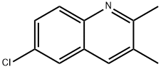 6-Chloro-2,3-diMethylquinoline 化学構造式