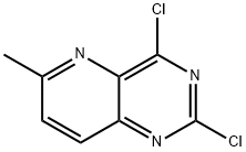 2,4-二氯-6-甲基吡啶并[3,2-D]嘧啶 结构式