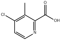 4-chloro-3-Methylpicolinic acid Struktur