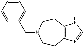 6-benzyl-1,4,5,6,7,8-hexahydroiMidazo[4,5-d]azepine 化学構造式