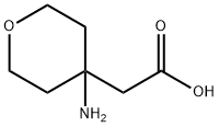 2-(4-氨基四氢吡喃-4-基)乙酸,303037-29-8,结构式