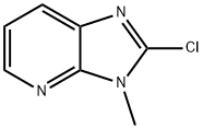 2-氯-3-甲基-3H-咪唑并[4,5-B]吡啶 结构式