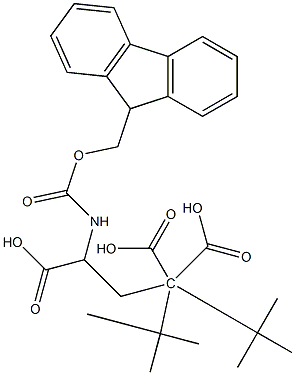 N-Fmoc-γ-carboxyglutamic Acid γ,γ-Di-t-butyl Ester, 308357-14-4, 结构式