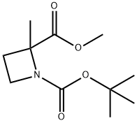 Methyl 1-Boc-2-Methylazetidine-2-carboxylate Structure