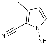1-氨基-3-甲基-1H-吡咯-2-氰基, 310430-89-8, 结构式
