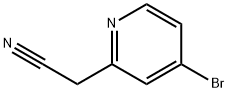 2-CyanoMethyl-4-broMopyridine 化学構造式