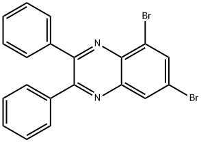 5,7-DibroMo-2,3-diphenylquinoxaline Structure