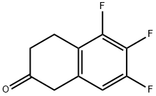 5,6,7-trifluoro-3,4-dihydro-1H-naphthalen-2-one Structure