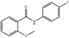 N-(4-碘苯基)-2-甲氧基苯甲酰胺 结构式