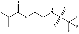 2-Propenoic acid, 2-Methyl-, 2-[[(trifluoroMethyl)sulfonyl]aMino]ethyl ester Struktur