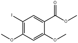 5-碘-2,4-二甲氧基苯甲酸甲酯, 3153-79-5, 结构式