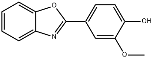 4-(Benzo[d]oxazol-2-yl)-2-Methoxyphenol 化学構造式