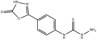 4-(4-(5-MERCAPTO-1,3,4- OXADIAZOL-2-YL)PHENYL) THIOSEMICARBAZIDE, 317337-07-8, 结构式