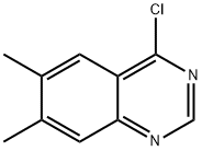 Quinazoline, 4-chloro-6,7-diMethyl- Structure