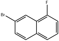萘,7 - 溴-1 - 氟 结构式