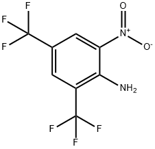 2-ニトロ-4,6-ビス(トリフルオロメチル)アニリン 化学構造式