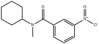 N-环己基-N-甲基-3-硝基苯甲酰胺,32019-76-4,结构式