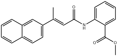 321674-72-0 (E)-2-(3-(萘-2-基)丁-2-烯酰氨基)苯甲酸甲酯