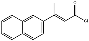 2-Butenoyl chloride, 3-(2-naphthalenyl)-, (2E)-,321675-01-8,结构式