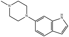 6-(4-Methylpiperazin-1-yl)-1H-indole 化学構造式