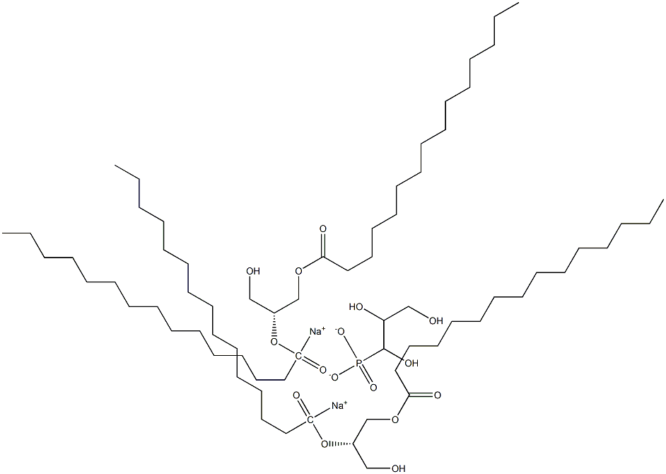 1,2-dipentadecanoyl-sn-glycero-3-phospho-(1'-rac-glycerol) (sodiuM salt) Struktur