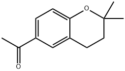 2,2-diMethyl-6-acetylchroMan 化学構造式