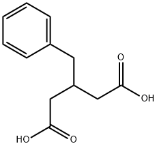 3-benzylpentanedioic acid Struktur