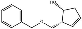 (1R,2R)-2-((Benzyloxy)Methyl)cyclopent-3-enol, 325480-40-8, 结构式