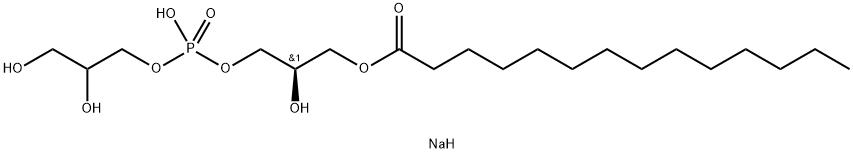 1-Myristoyl-2-hydroxy-sn-glycero-3-phospho-(1'-rac-glycerol) (sodiuM salt)|1-MYRISTOYL-2-HYDROXY-SN-GLYCERO-3-PHOSPHO-(1'-RAC-GLYCEROL) (SODIUM SALT);PG(14:0/0:0)
